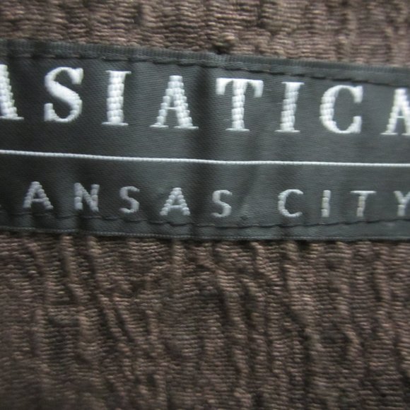 Vtg Asiatica Kansas City Womens S Brown 3/4 Sleeve Textured Blazer Jacket 32" - Picture 4 of 8